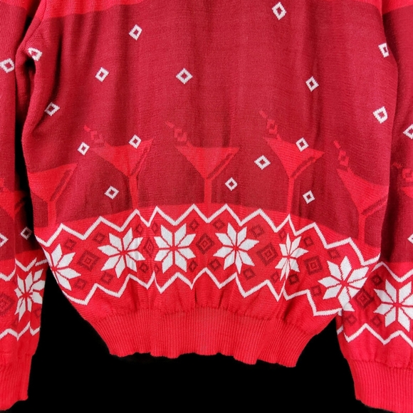 Smirnoff Vodka "Get In The Spirit" All Over Print Christmas Sweater - Picture 5 of 5